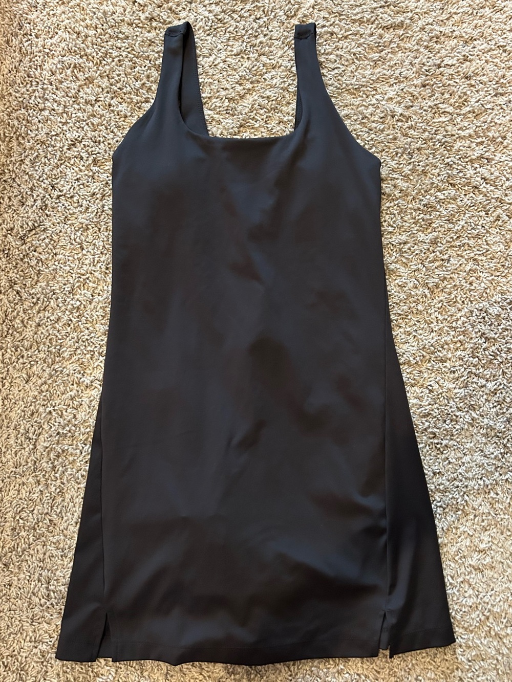 Old Navy Active Black PowerSoft Built-In Bra Dress